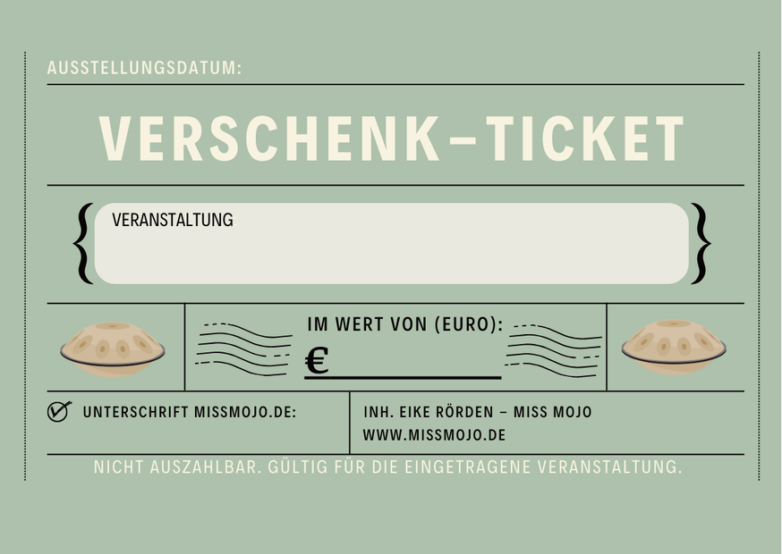 Verschenk-Ticket per Postversand