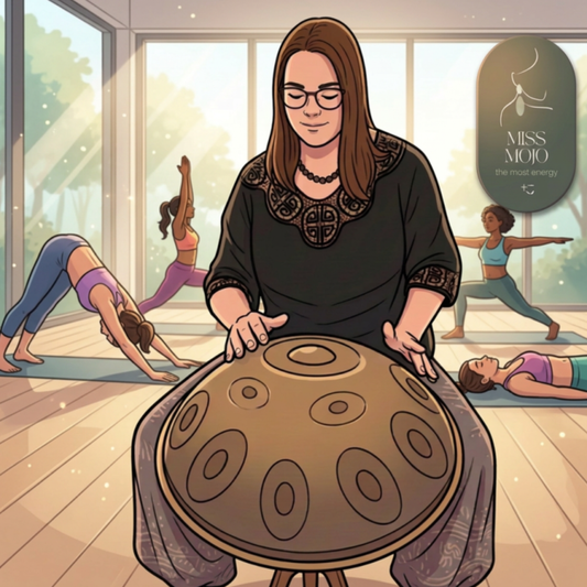25917 ACHTRUP: WINTER-SPECIAL Candlelight Yin Yoga meets Handpan, mit Miss Mojo & Dani